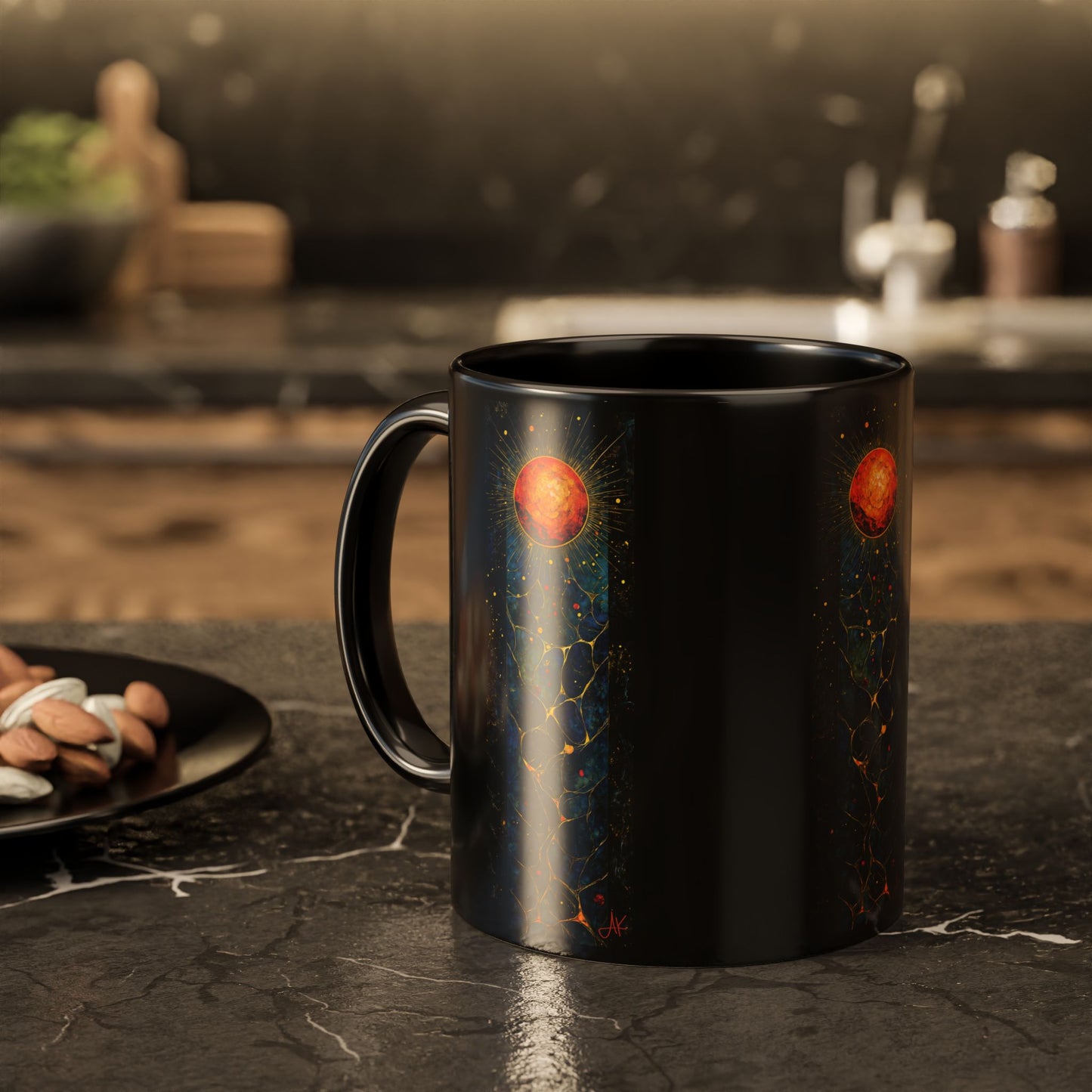 "The Living Light (John 8:12)", Colorful Mugs (11oz, 15oz)