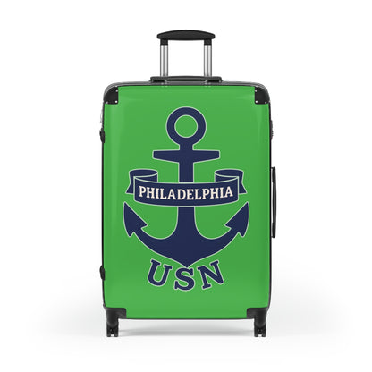 "USN Anchor", Suitcase (Skirret Green)
