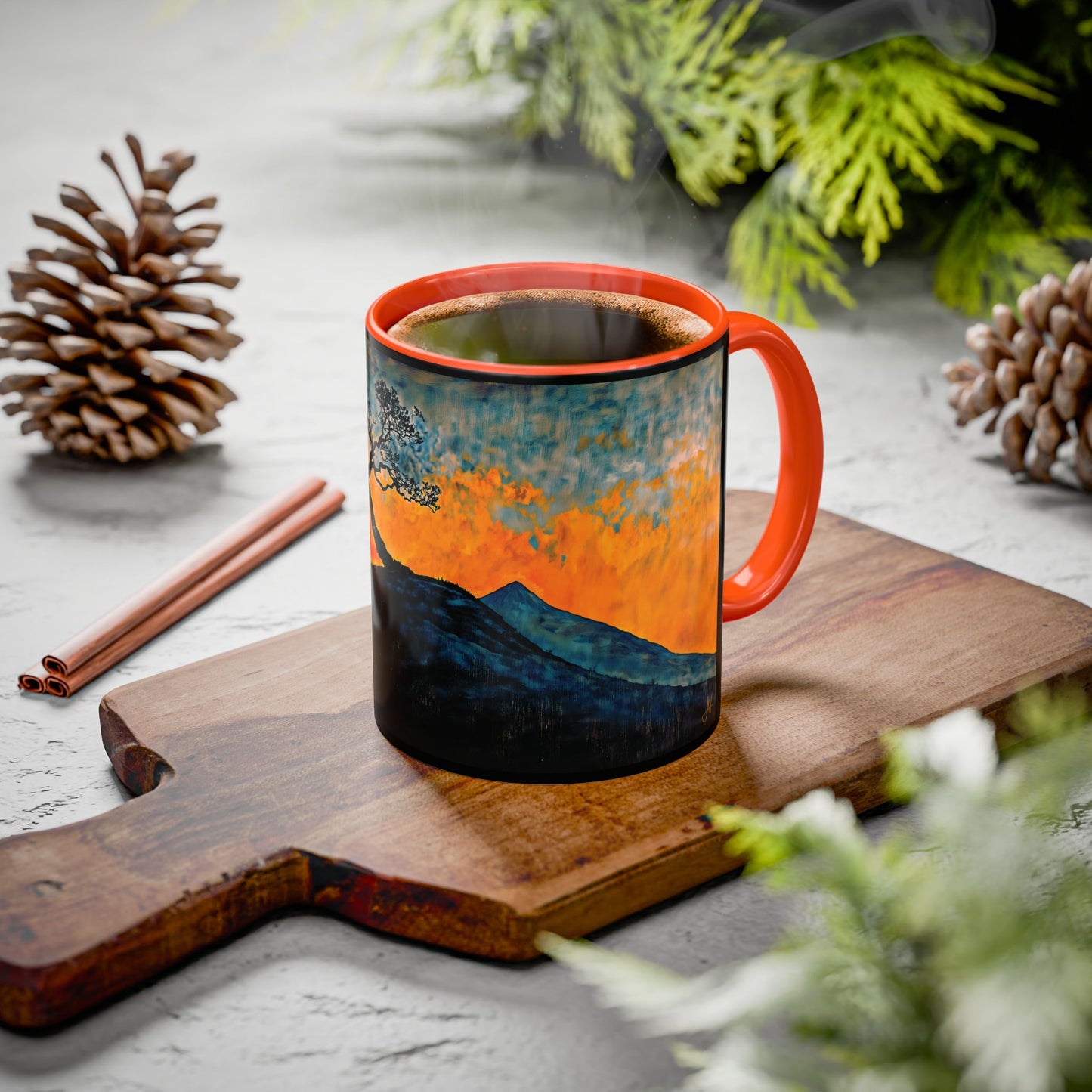"Even Now, I Will Trust" Habakkuk 3:17-18 (NIV), Colorful Mugs (11oz & 15oz)
