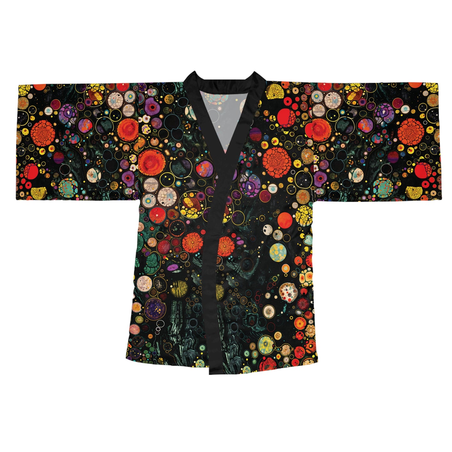 "Divine Riddle", Long Sleeve Kimono Robe
