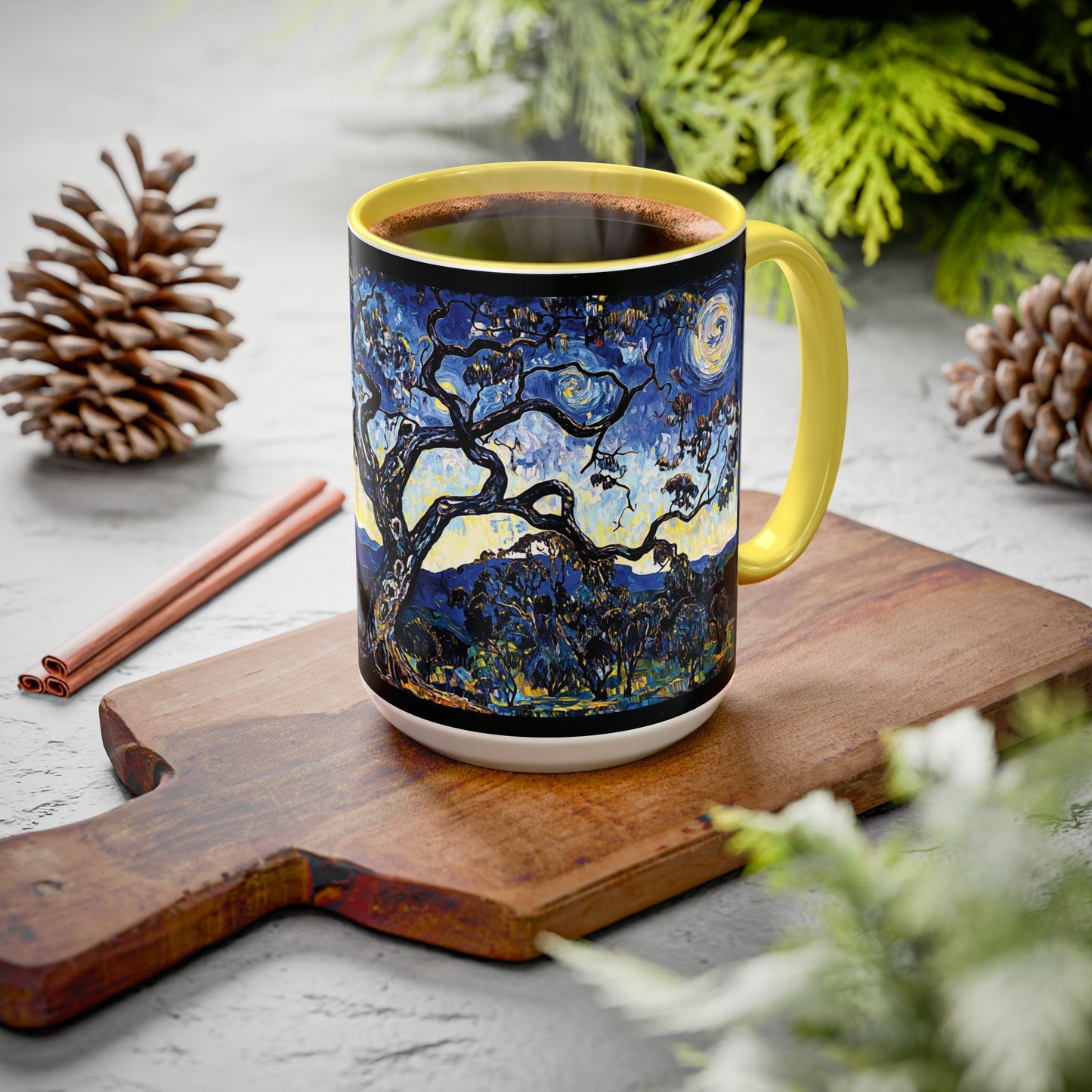 "Crann na Beannachd (Gaelic) - Tree of Blessing (English)", Colorful Mugs (11oz & 15oz)