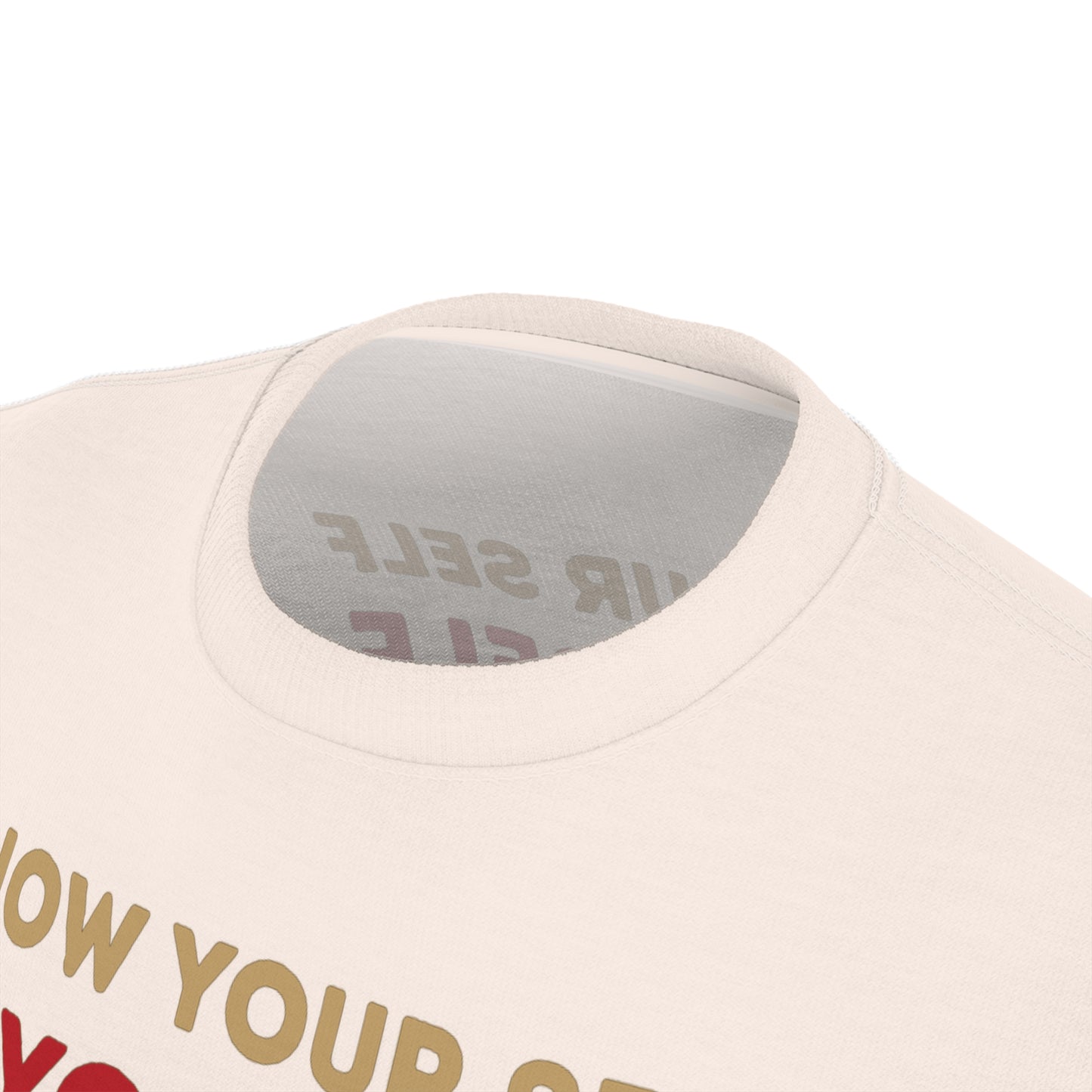 "Know Your Self", Unisex T-shirt (Angel Wings)