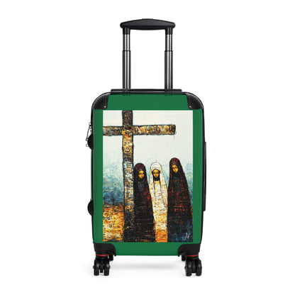 "At-the-Foot of the Cross - John 19:25", Suitcases (Dark Green)