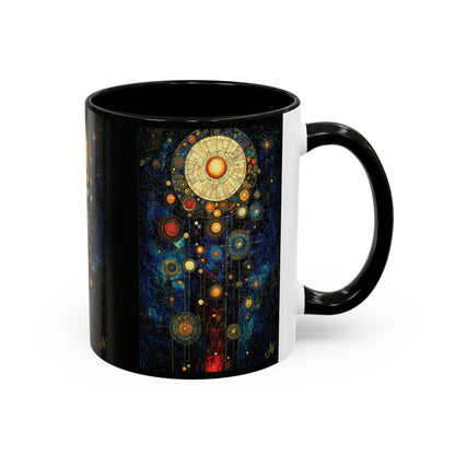 "Ancient Connection to God", Colorful Mugs (11oz, 15oz)