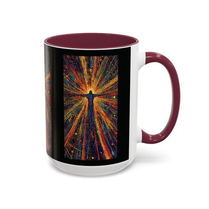 "Born Again in His Radiance - Isaiah 60:1", Colorful Mugs (11oz & 15oz)