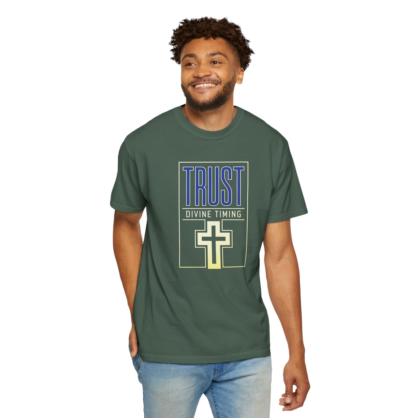"Trust Divine Timing" #01, Unisex T-shirt