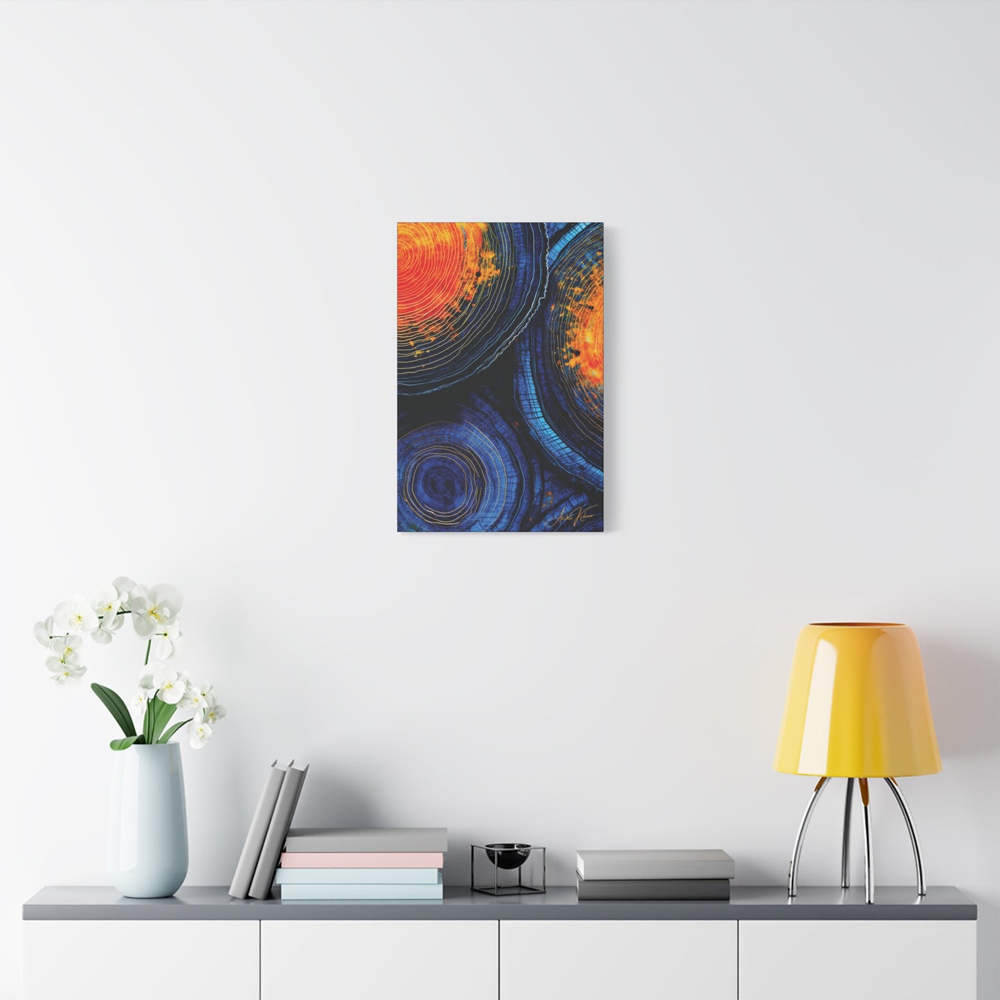 "History's Vibrance", Matte Canvas Fine Art Print