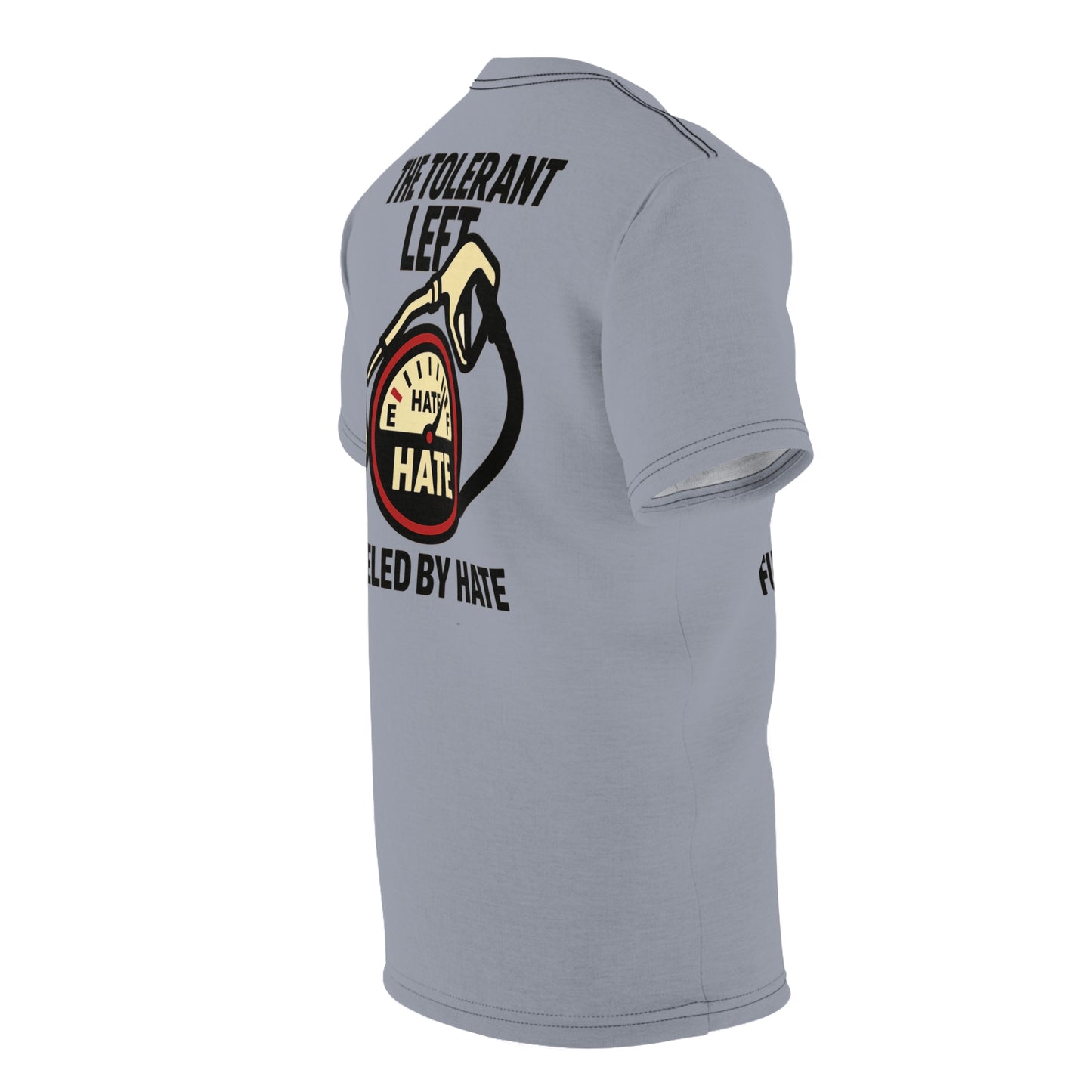 "The Tolerant Left", Unisex T-shirt (Concrete Grey)