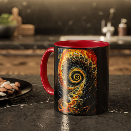 "Beauty of His Design", Colorful Mugs (11oz, 15oz)