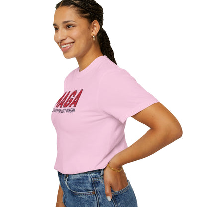"MAGA - Destroyer of Far Left Wokeism", Unisex T-shirt