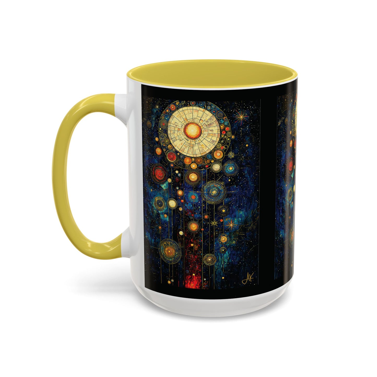 "Ancient Connection to God", Colorful Mugs (11oz, 15oz)