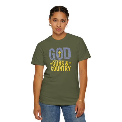 "God Guns & Country" #01, Unisex T-shirt