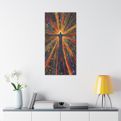 "Born Again in His Radiance - Isaiah 60:1", Stretched Classic Canvas Fine Art Print