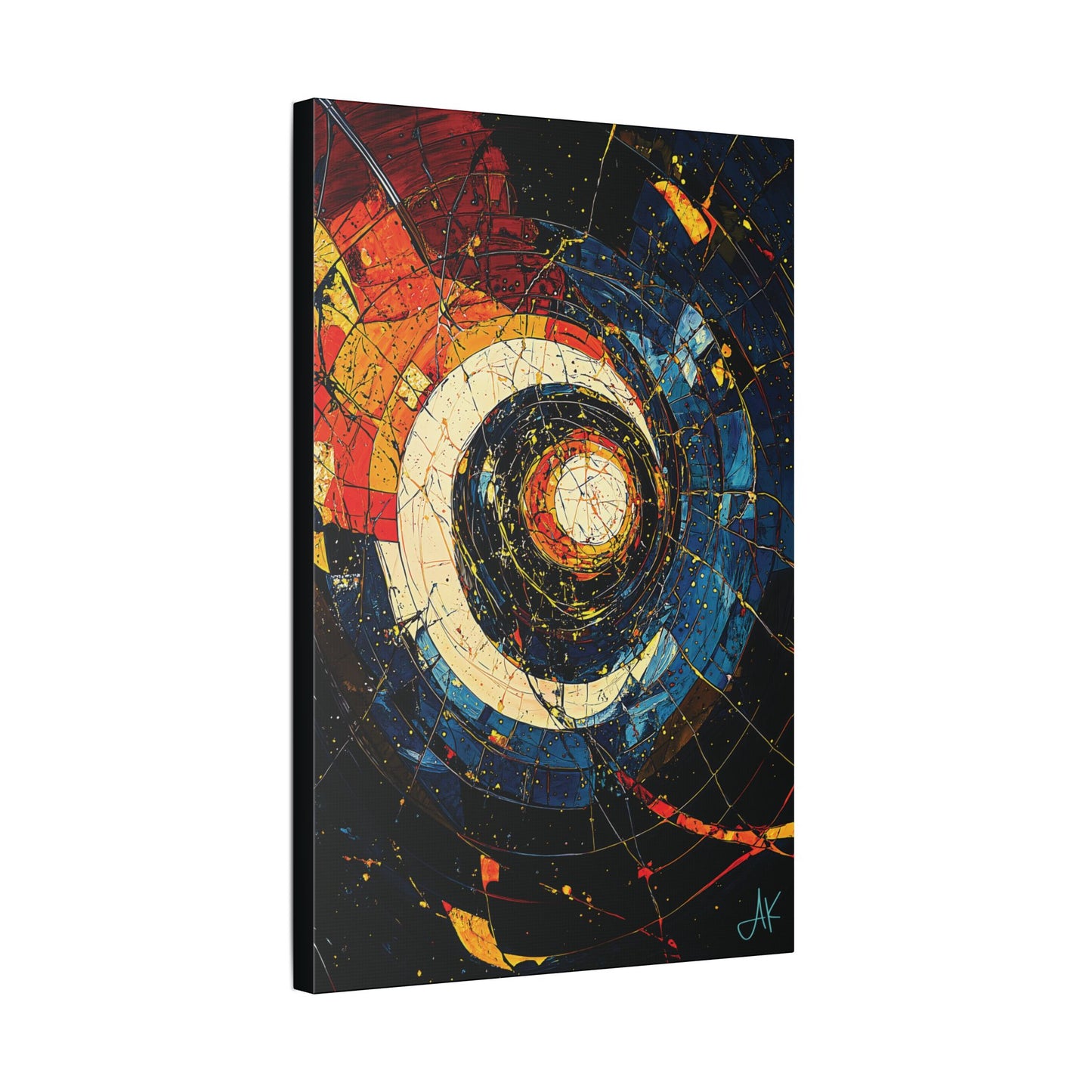 "Shatterdawn Vortex", Stretched Classic Canvas Fine Art Print