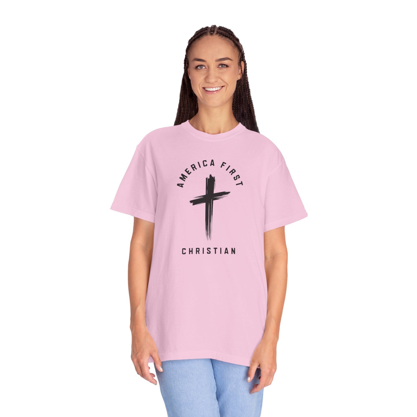 "America First Christian" #05, Unisex T-shirt (Light Colors)