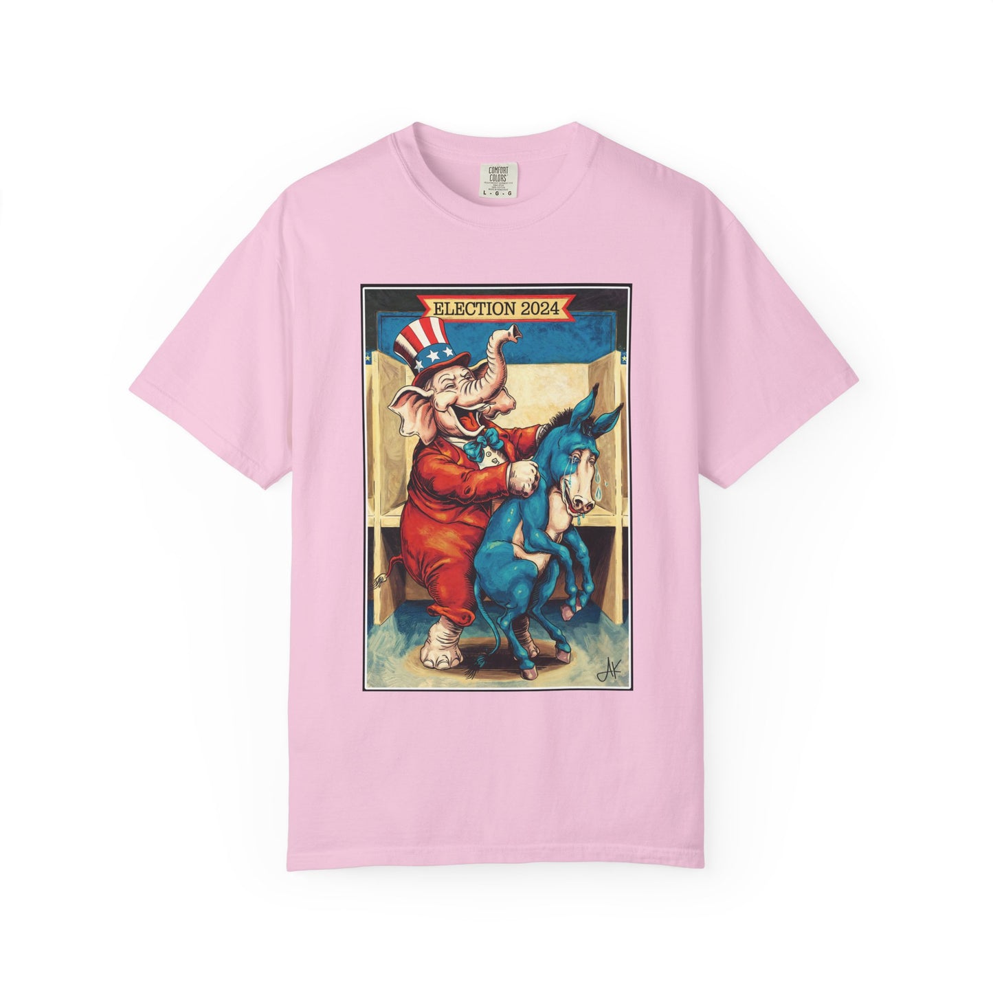 "MAGA Spanked the Donkeys 2024", Unisex T-shirt (Light Colors)