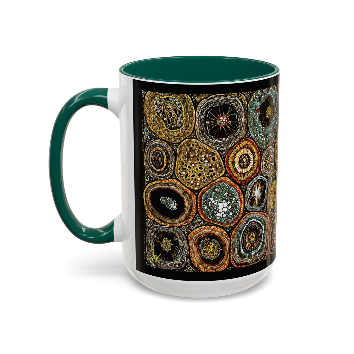 "Every Detail, His Design", Colorful Mugs (11oz, 15oz)