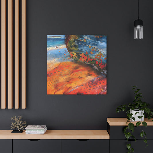 "Landfall Ember – Memories of Ancestral Strakes", Fine Art Matte Canvas, Stretched, 1.25"