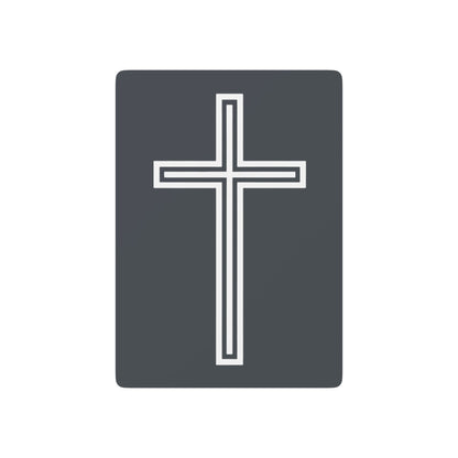 "A Simple Cross", Chrsitian Playing Cards (Hebridean Grey)