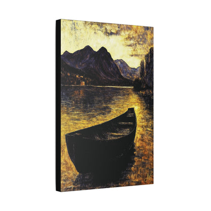 "By Oar and Tide - Ancient Gaelic Highways", Stretched Classic Canvas Fine Art Print