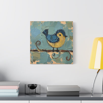 "Little Birdie", Fine Art Matte Canvas, Stretched, 1.25"