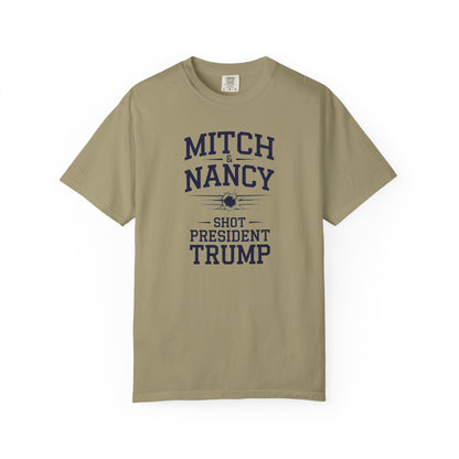 "Mitch & Nancy Shot President Trump", Unisex T-shirt
