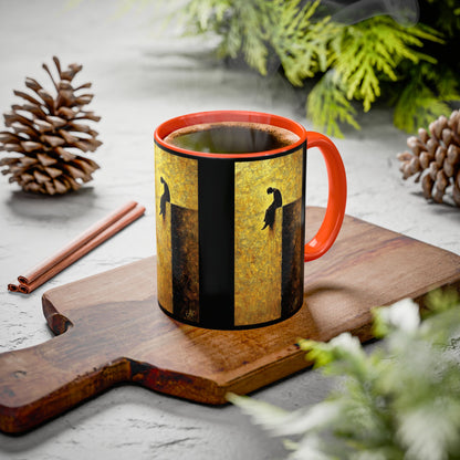"In Darkest Hour He Is With Me", Colorful Mugs (11oz, 15oz)