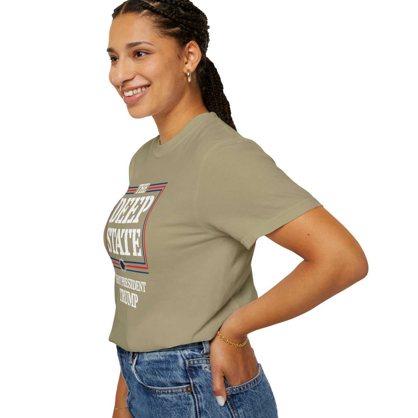 "The Deep State Shot President Trump" #01, Unisex T-shirt