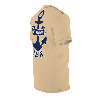 "USN Anchor", Unisex T-shirt (Sailor's Rope)