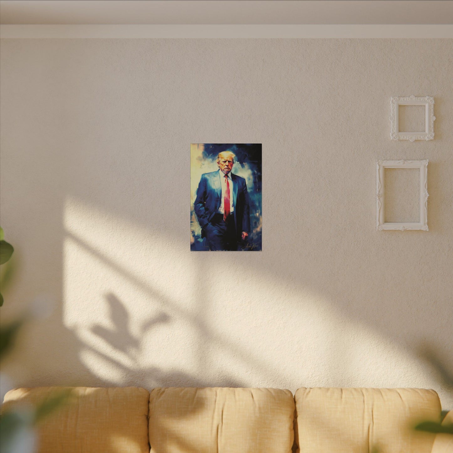"Trump Portrait No. 6", Stretched Matte Canvas Fine Art Print