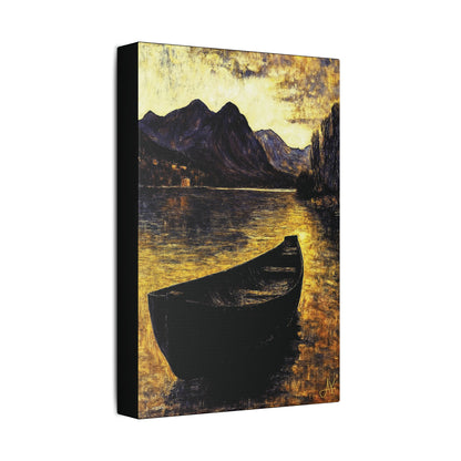 "By Oar and Tide - Ancient Gaelic Highways", Stretched Classic Canvas Fine Art Print