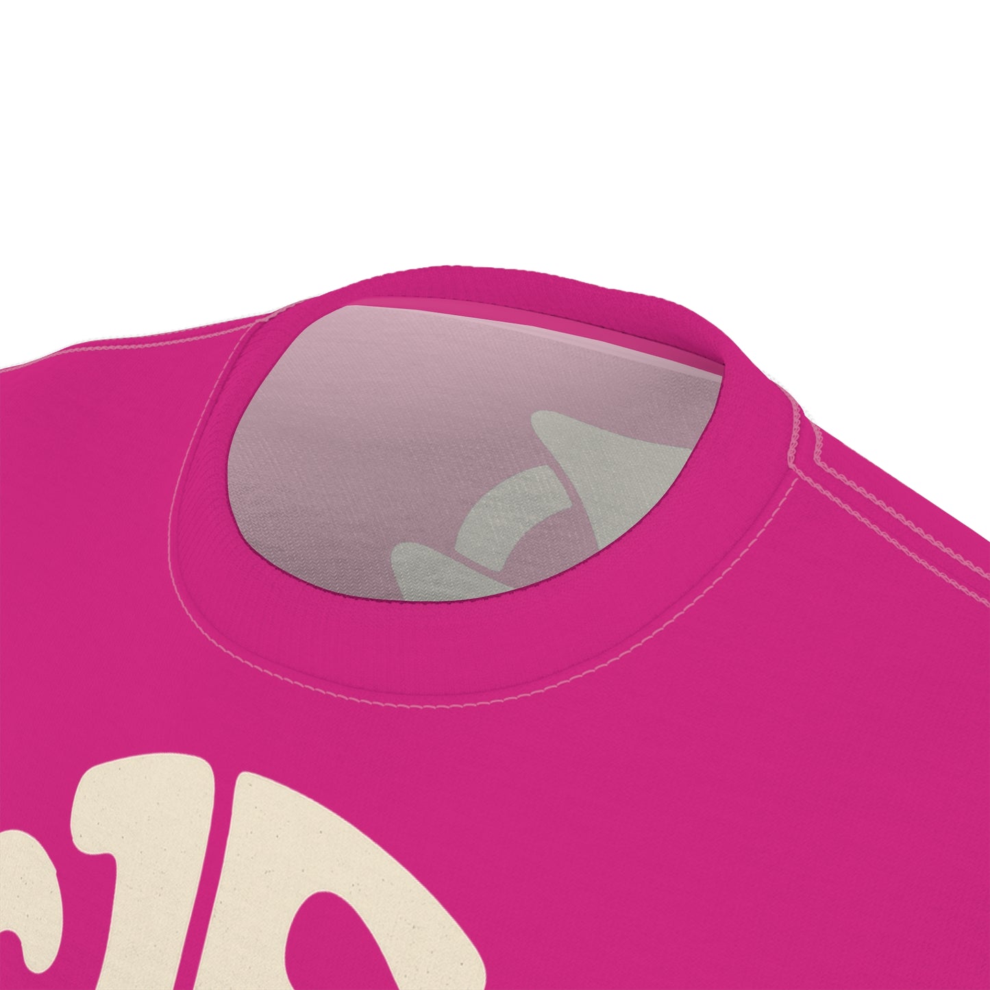 "Retro Jesus", Unisex T-shirt (Barbie Pink)