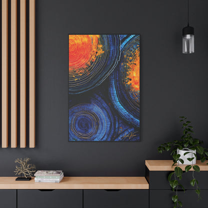 "History's Vibrance", Matte Canvas Fine Art Print