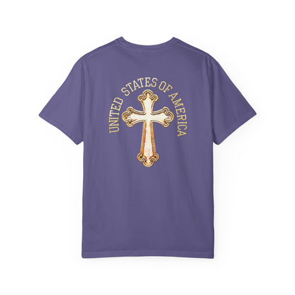 "USA Gold Cross", Unisex T-shirt