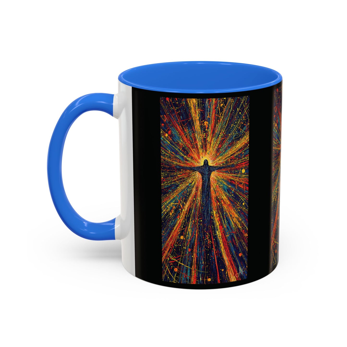 "Born Again in His Radiance - Isaiah 60:1", Colorful Mugs (11oz & 15oz)