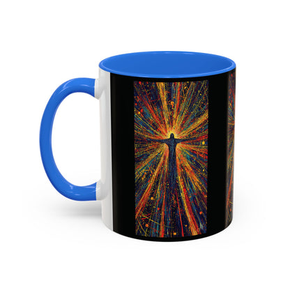 "Born Again in His Radiance - Isaiah 60:1", Colorful Mugs (11oz & 15oz)