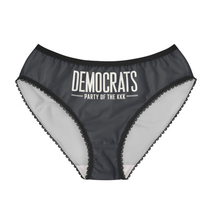 "Democrats - Party of the KKK", Women's Briefs (Highland Grey)
