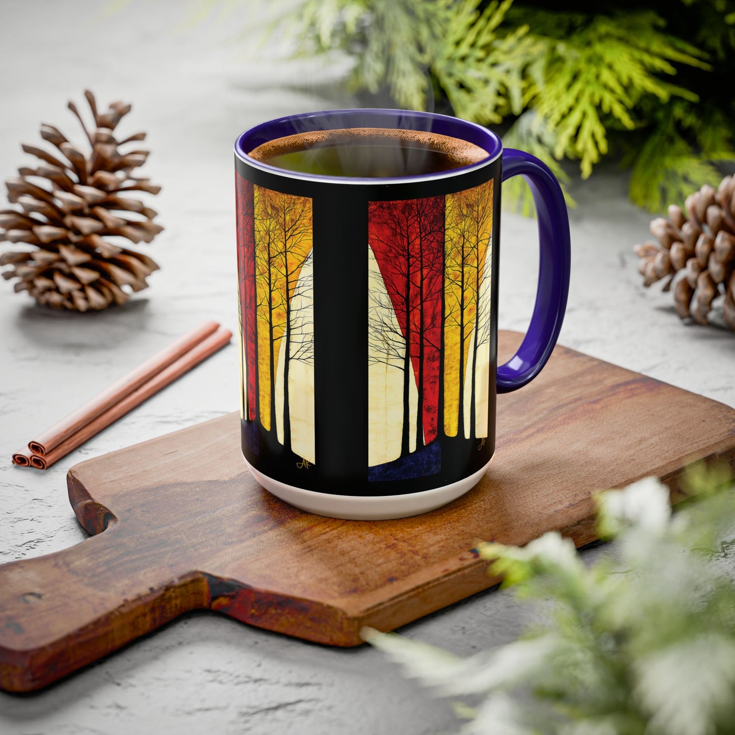 "Go Out in Joy" Isaiah 55:12 (NIV)", Colorful Mugs (11oz & 15oz)