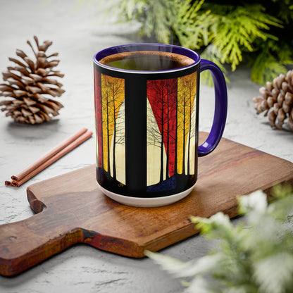 "Go Out in Joy" Isaiah 55:12 (NIV)", Colorful Mugs (11oz & 15oz)