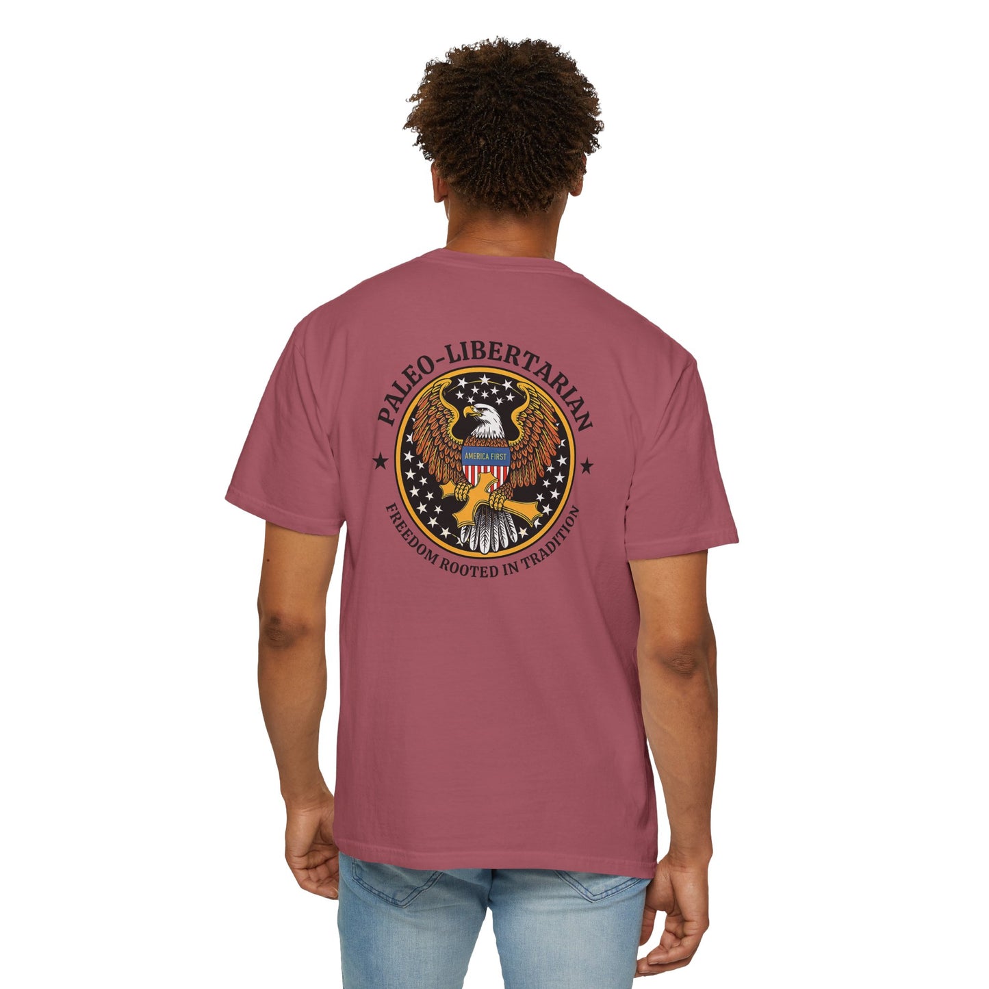 "Paleo-Libertarian" #01, Unisex T-shirt (Light Colors)