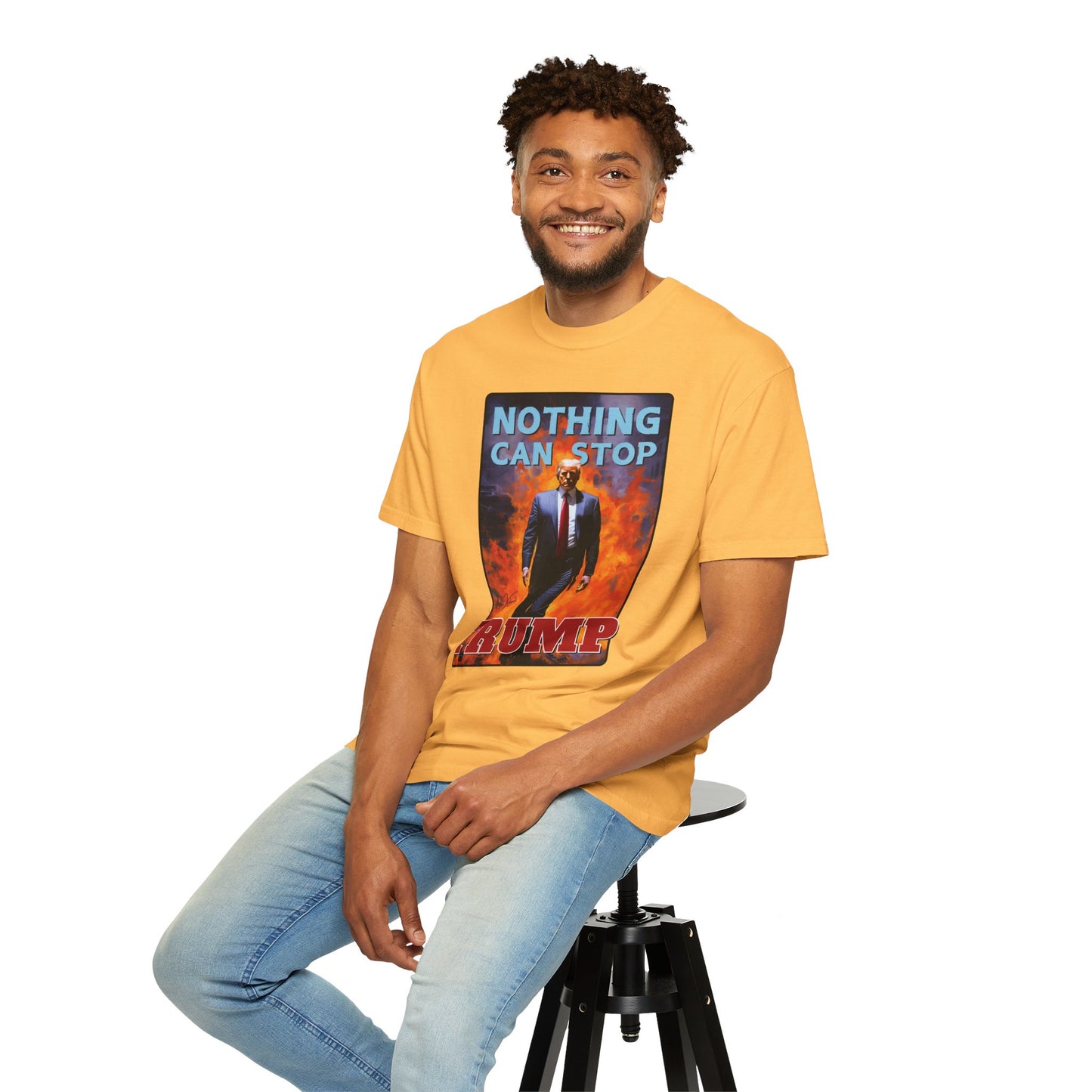 "Nothing Can Stop Trump", Unisex T-shirt (Light Colors)