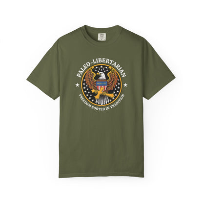 "Paleo-Libertarian" #01, Unisex T-shirt (Dark Colors)