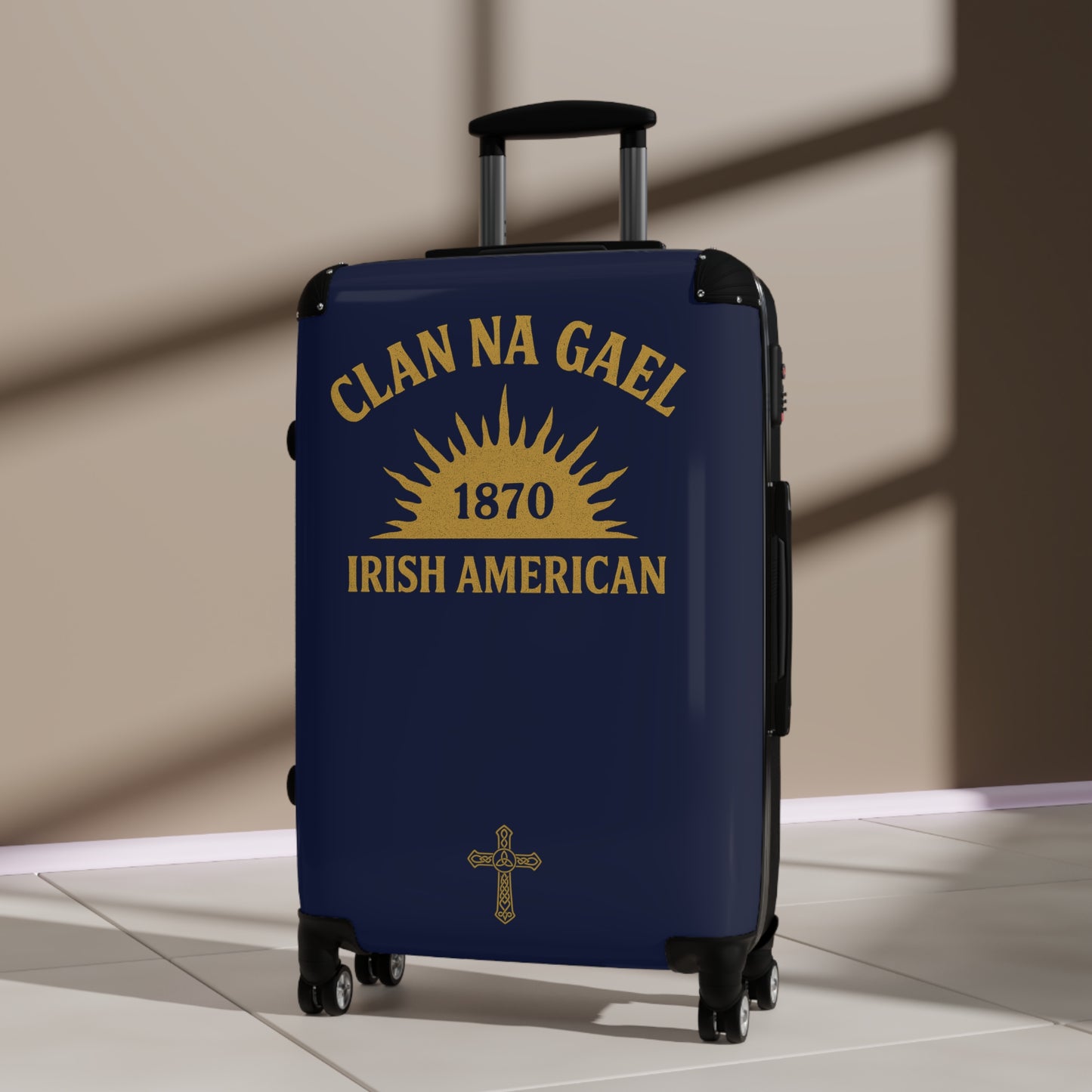 "Clan na Gael - Irish American", Suitcase (Mariana Blue)