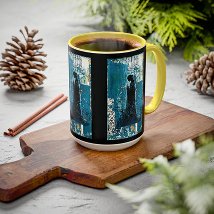 "Behold the Handmaid - Luke 1:38", Colorful Mugs (11oz, 15oz)