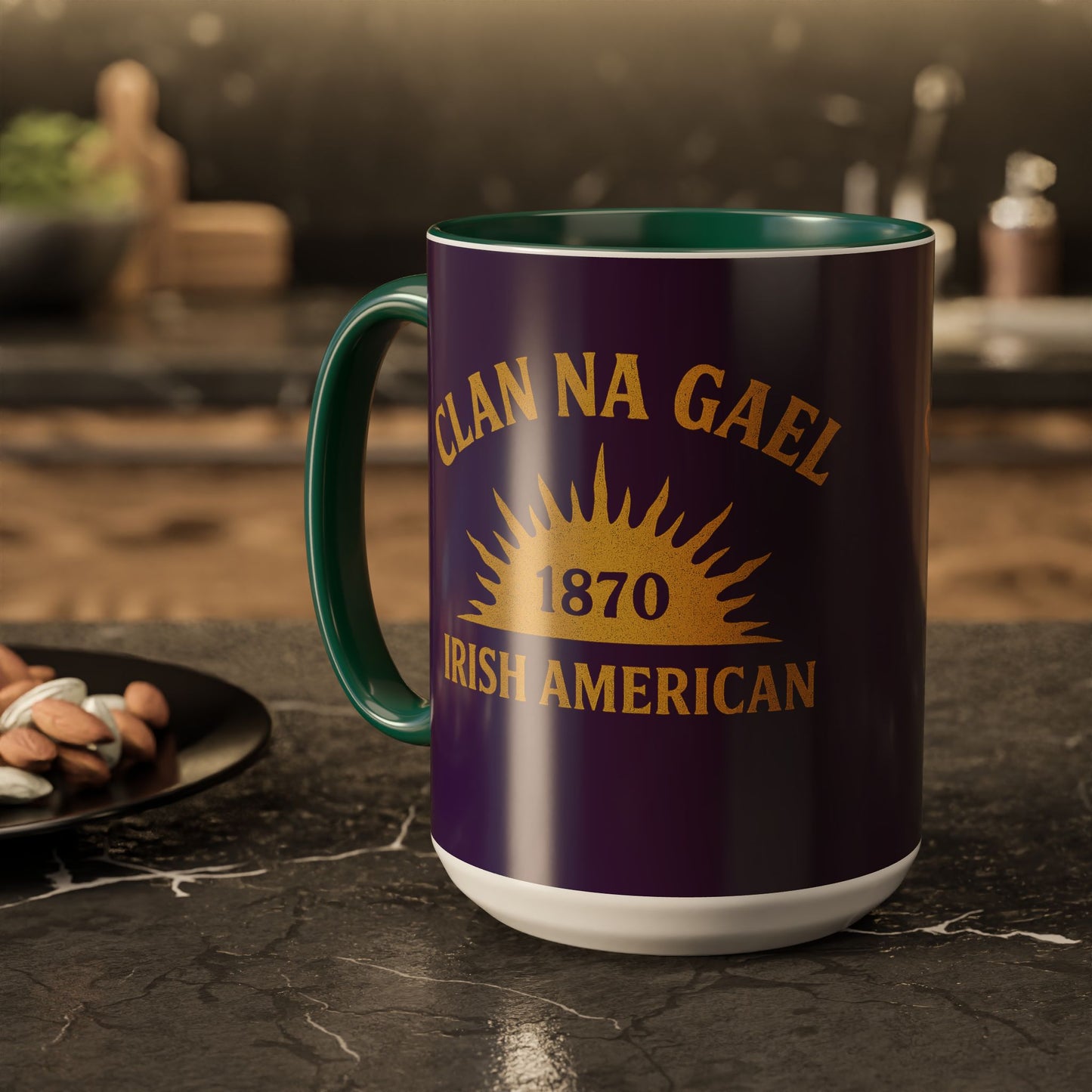 "Clan na Gael - Irish American", Colorful Mugs (11oz, 15oz) (3B0A4F)