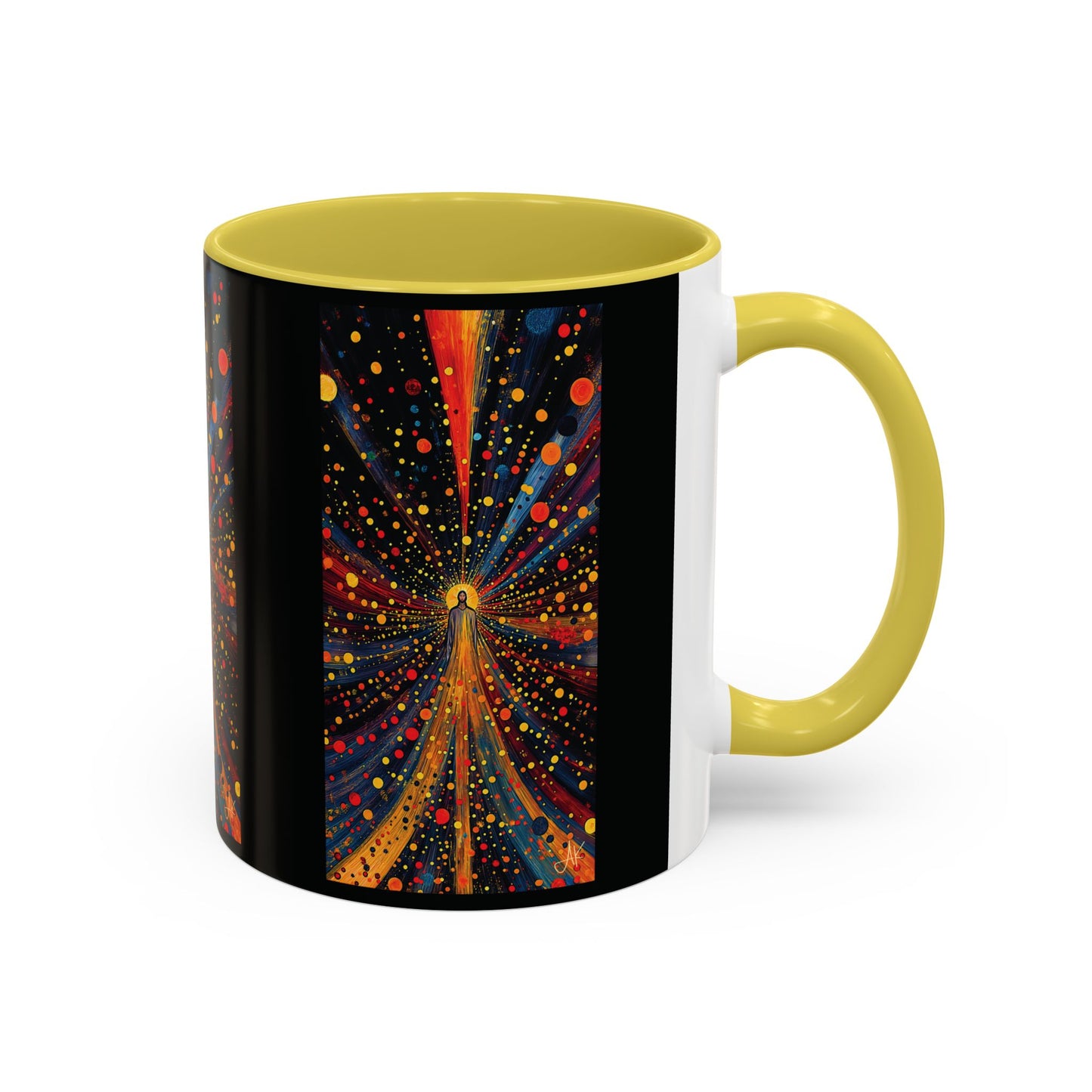 "Illuminated by Grace - 2 Corinthians 4:6", Colorful Mugs (11oz & 15oz)