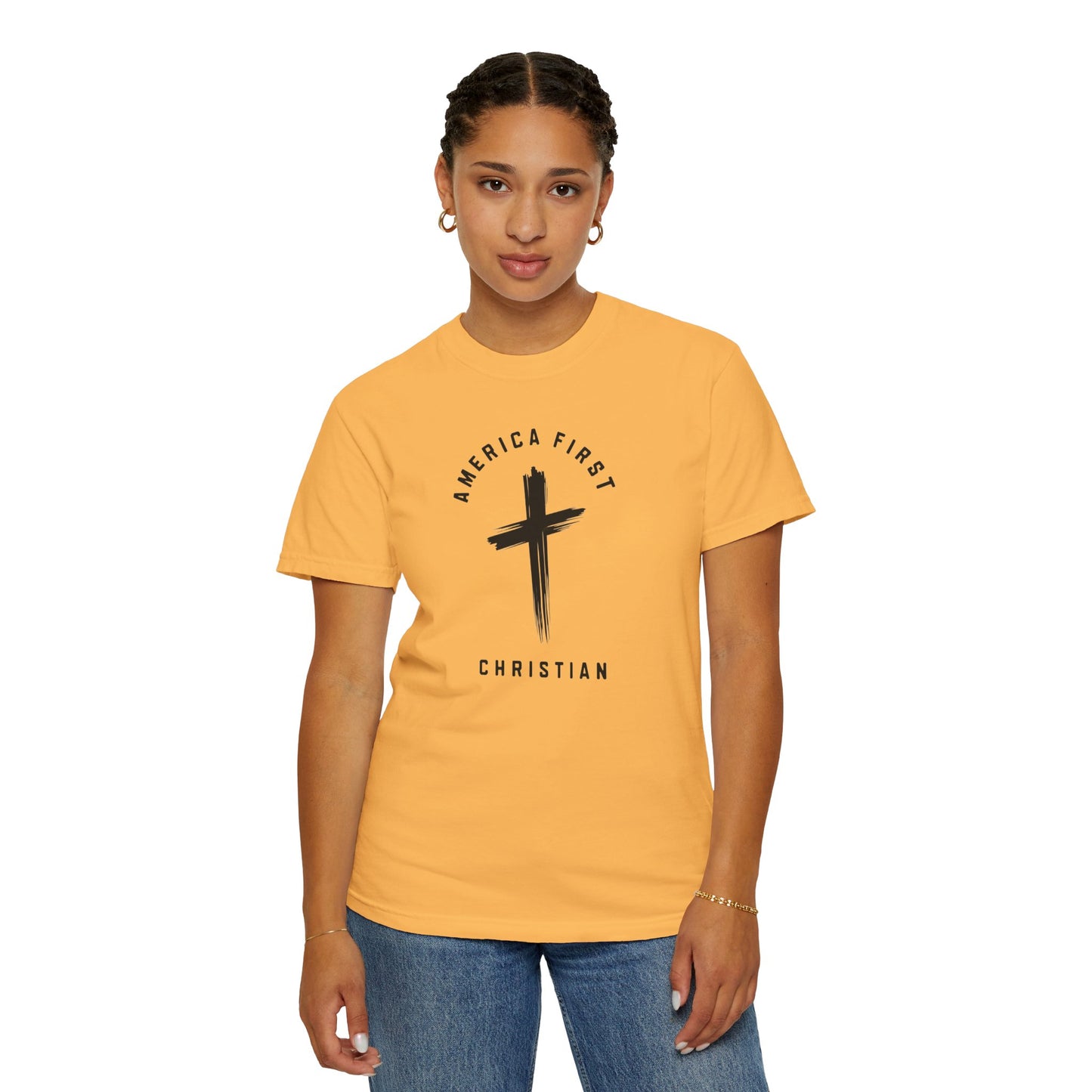 "America First Christian" #05, Unisex T-shirt (Light Colors)