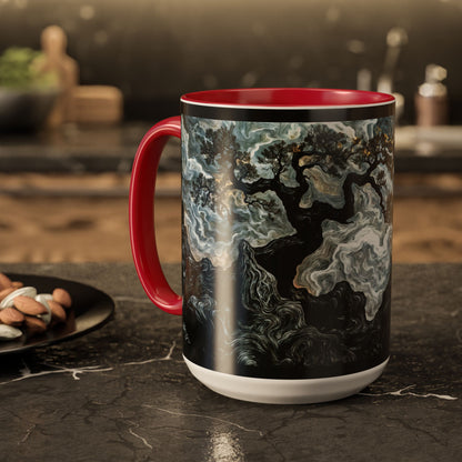 "An Crann Naomh (Gaelic) - The Sacred Tree (English)", Colorful Mugs (11oz & 15oz)