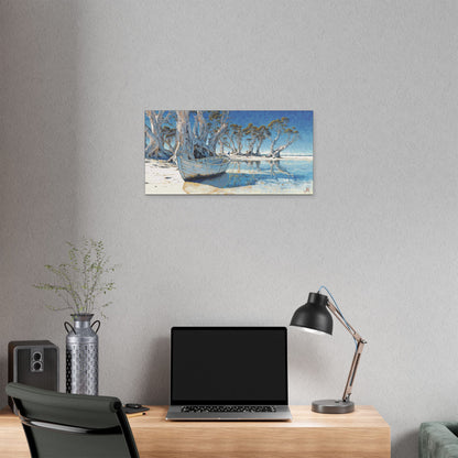 "Gaelic Hearts on Heavenly Shores", Stretched Classic Canvas Fine Art Print
