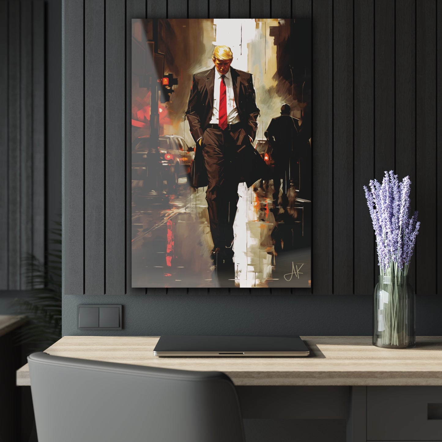 "Future President - 1970's New York", Acrylic Wall Prints (French Cleat Hanging)